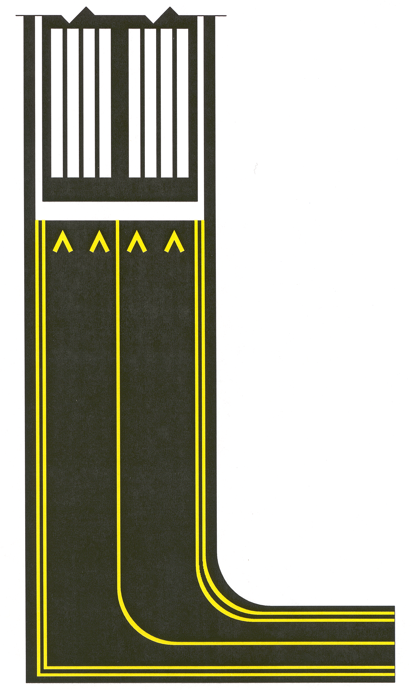 Relocation of a Threshold with Markings for Taxiway Aligned with Runway
