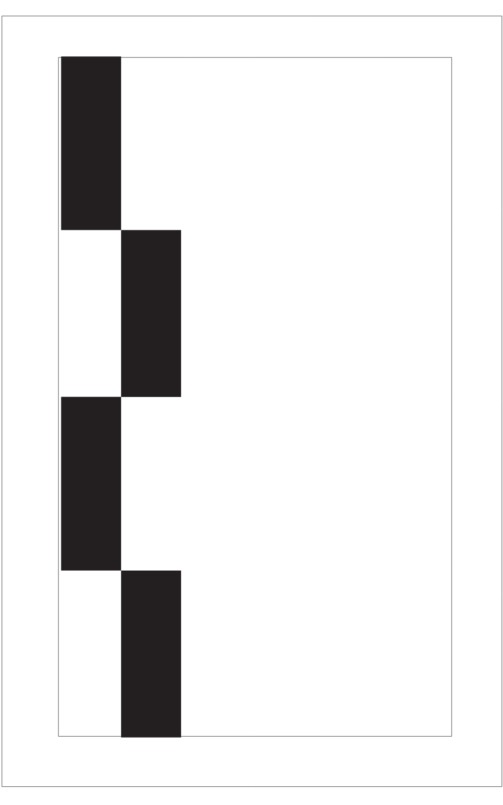 Roadway Edge Stripes, White, Zipper Style