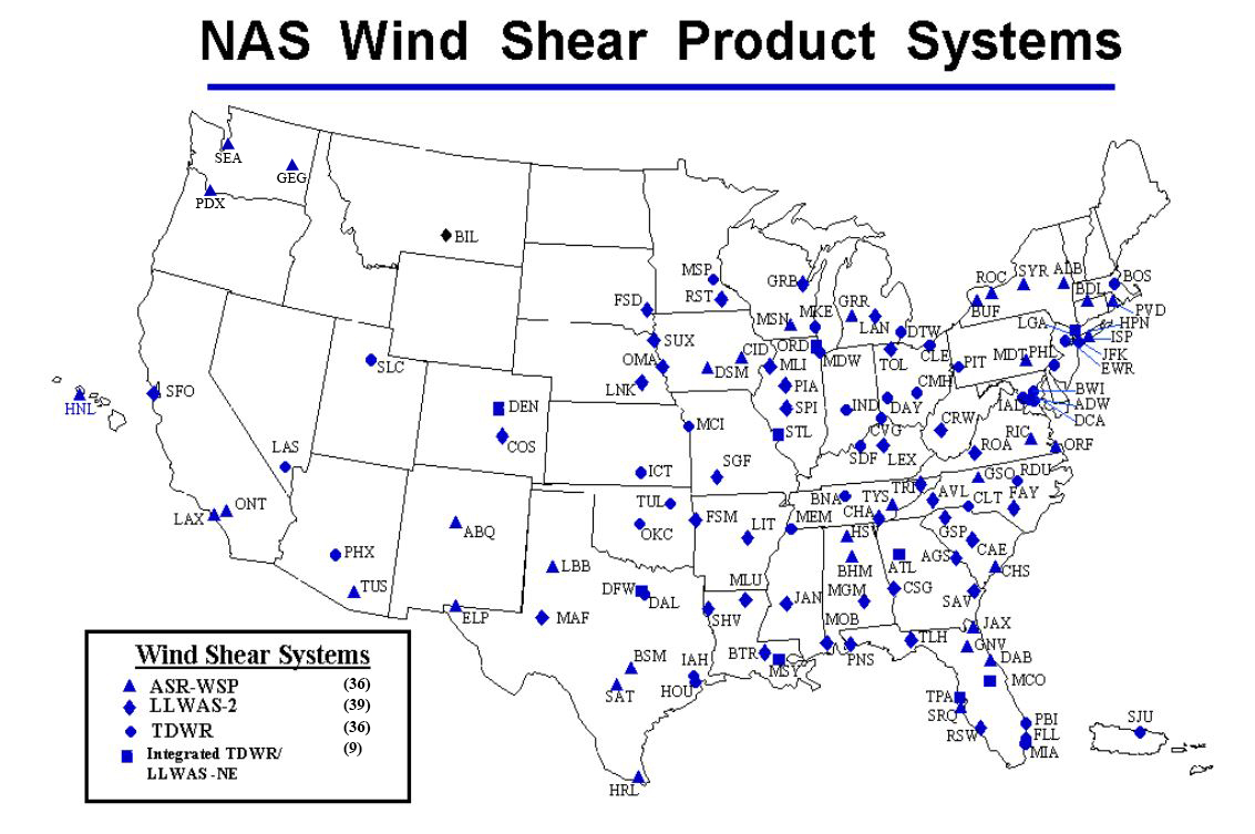 NAS Wind Shear Product Systems