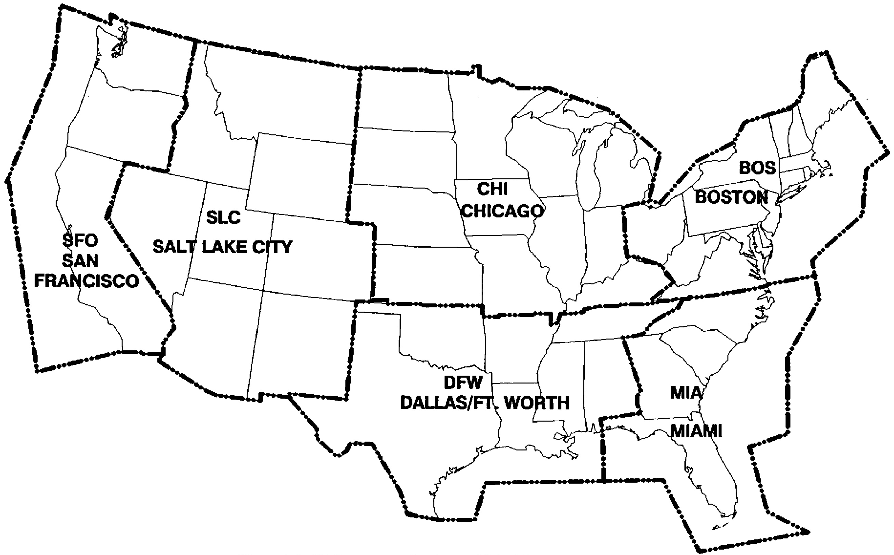 SIGMET Locations - Contiguous U.S.