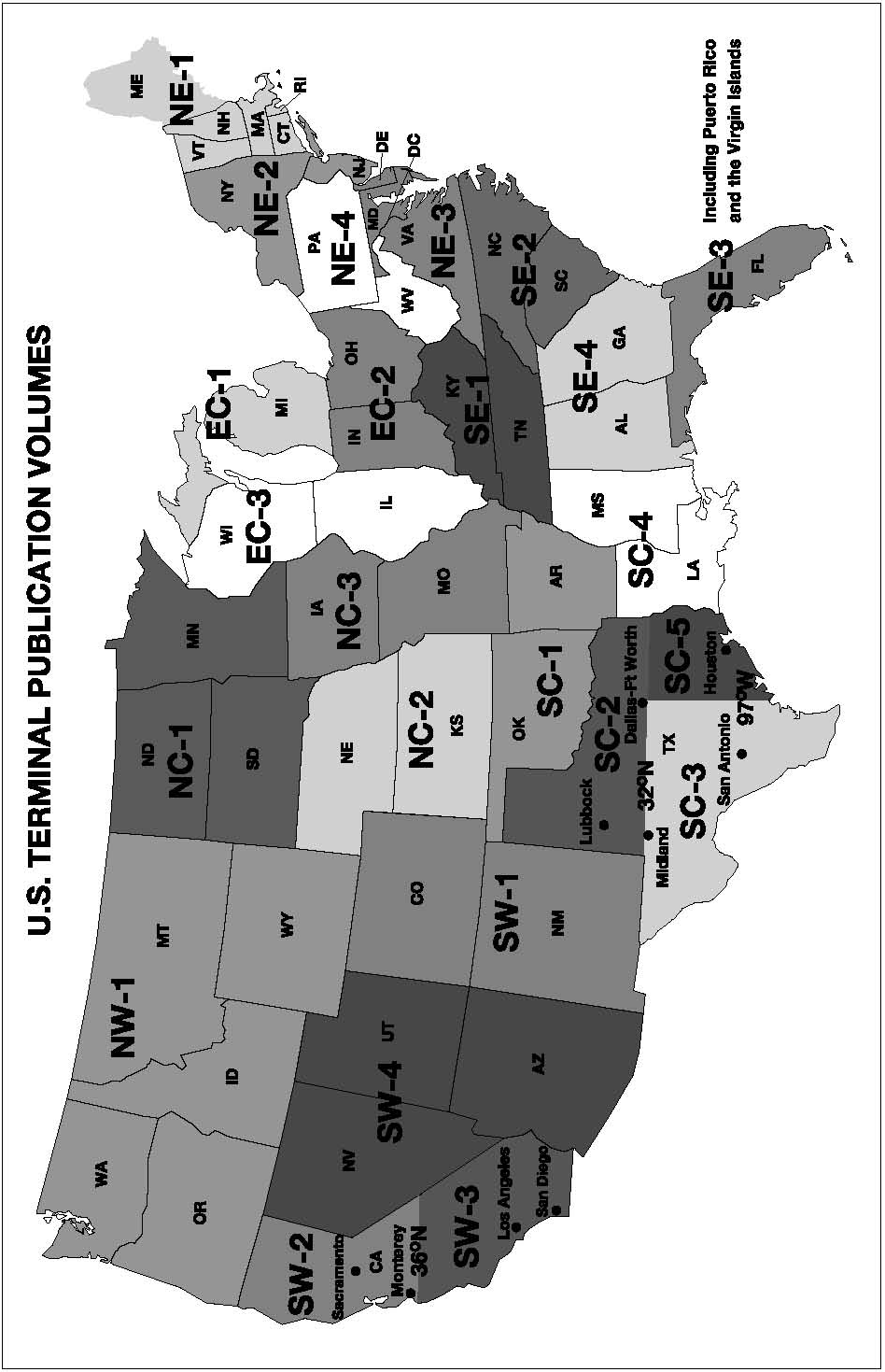 U.S. Terminal Publication Volumes