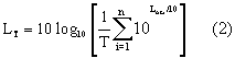 Equation 2 in Appendix A to Part 150-Noise Exposure Maps
