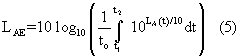 Equation 5 in Appendix A to Part 150-Noise Exposure Maps