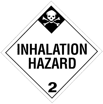Figure 1 in § 172.540 POISON GAS placard.