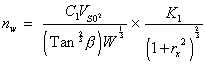 Equation 2 in § 25.527 Hull and main float load factors.