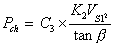 Equation 2 in § 25.533 Hull and main float bottom pressures.