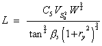 Equation 1 in § 25.535 Auxiliary float loads.