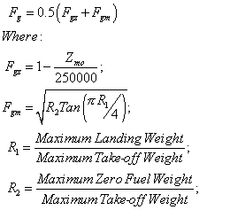 Equation 3 in § 25.341 Gust and turbulence loads.