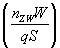 Equation 2 in § 25.103 Stall speed.