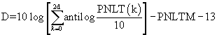 Equation 8 in Appendix A to Part 36-Aircraft Noise Measurement and Evaluation Under § 36.101