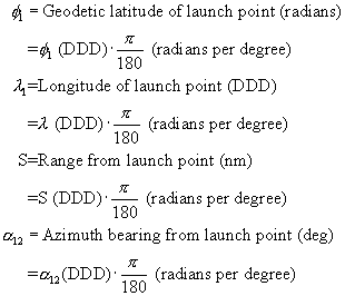 Equation 1 in Appendix A to Part 420-Method for Defining a Flight Corridor