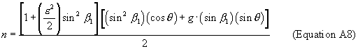 Equation 9 in Appendix A to Part 420-Method for Defining a Flight Corridor