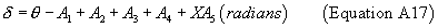 Equation 18 in Appendix A to Part 420-Method for Defining a Flight Corridor
