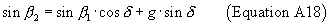 Equation 19 in Appendix A to Part 420-Method for Defining a Flight Corridor