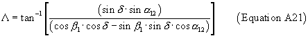 Equation 22 in Appendix A to Part 420-Method for Defining a Flight Corridor