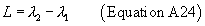 Equation 26 in Appendix A to Part 420-Method for Defining a Flight Corridor