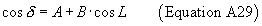 Equation 31 in Appendix A to Part 420-Method for Defining a Flight Corridor