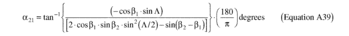 Equation 41 in Appendix A to Part 420-Method for Defining a Flight Corridor