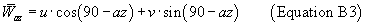 Equation 3 in Appendix B to Part 420-Method for Defining a Flight Corridor