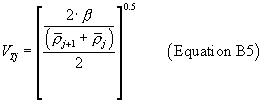 Equation 5 in Appendix B to Part 420-Method for Defining a Flight Corridor