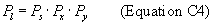 Equation 4 in Appendix C to Part 420-Risk Analysis