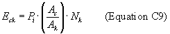 Equation 12 in Appendix C to Part 420-Risk Analysis